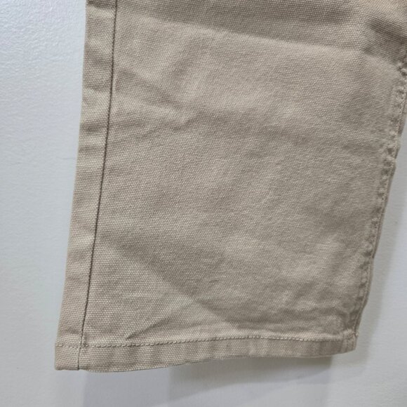 Cat Womens Beige Denim Cotton Work Pants Size 8 - Picture 5 of 14